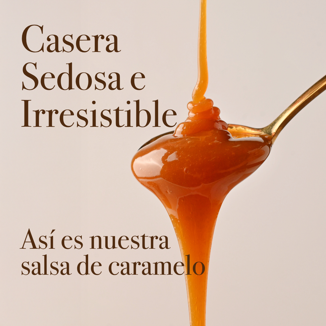 Conoce nuestra salsa de caramelo: casera, deliciosa e irresistible
