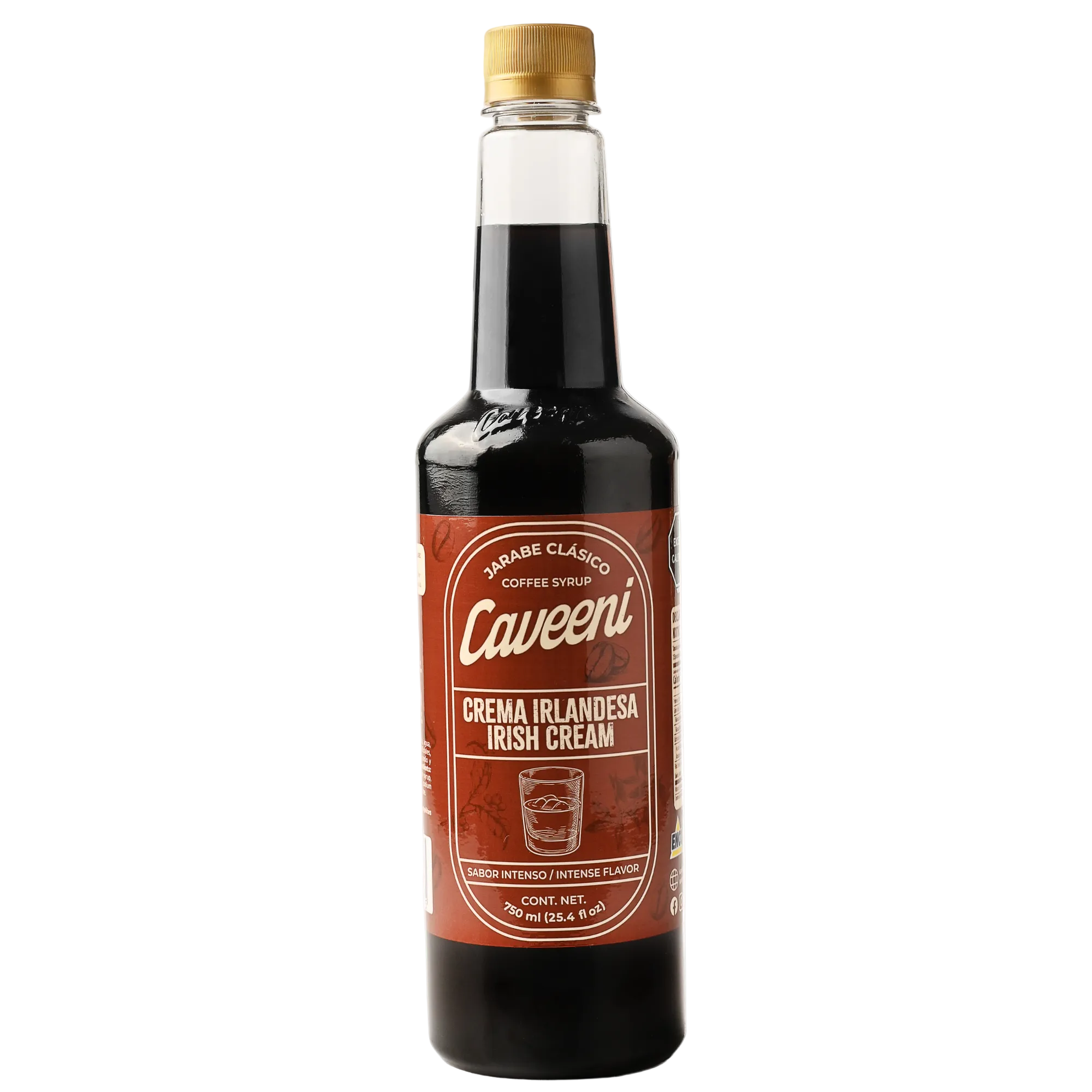 Caveeni Jarabe para Café Crema Irlandesa 750ml